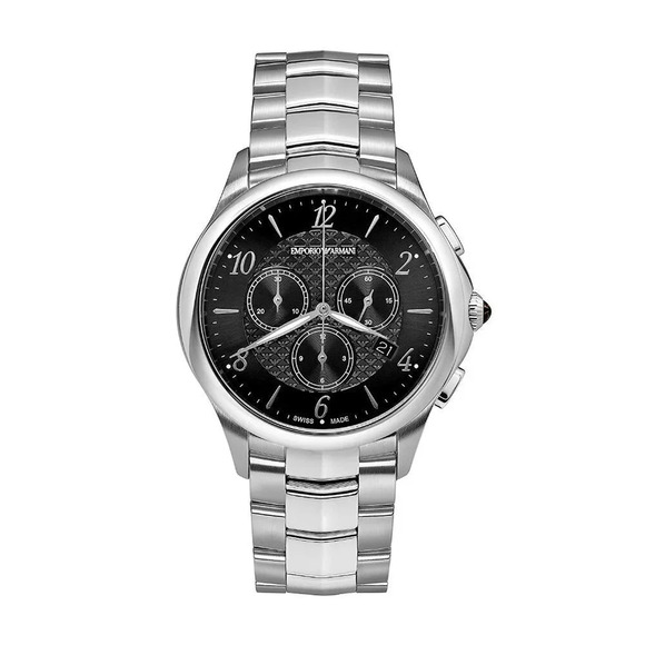 NIB MEN'S EMPORIO ARMANI SWISS CHORNOGRAPH ARS8700 - Picture 1 of 8